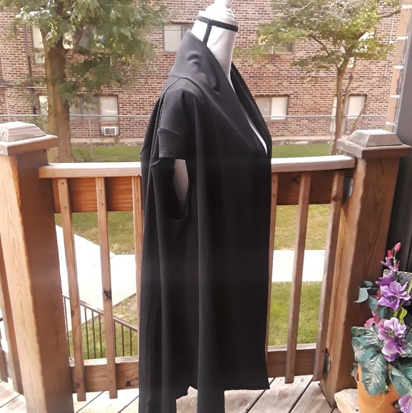 Fashion Nova The Black Great Escape Jacket Cape 3X - Picture 3 of 8